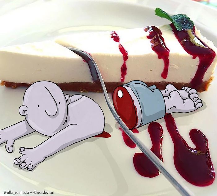 Artist “Invades” Strangers’ Photos On Instagram By Adding His Hilarious Illustrations Artist “Invades” Strangers’ Photos On Instagram By Adding His Hilarious Illustrations