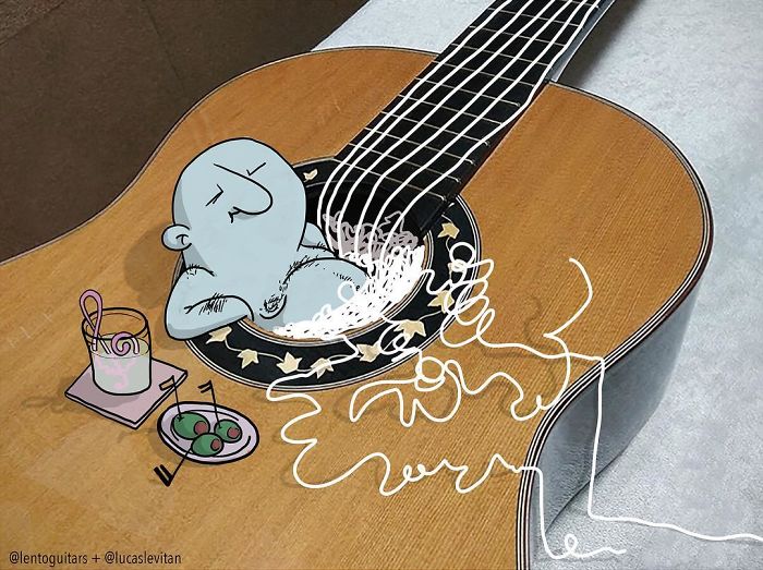 Artist “Invades” Strangers’ Photos On Instagram By Adding His Hilarious Illustrations Artist “Invades” Strangers’ Photos On Instagram By Adding His Hilarious Illustrations