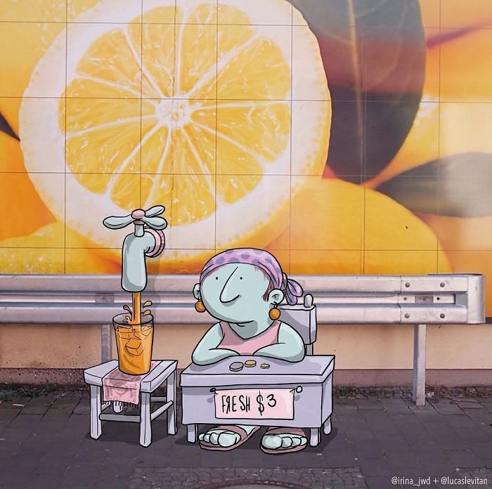 Artist “Invades” Strangers’ Photos On Instagram By Adding His Hilarious Illustrations Artist “Invades” Strangers’ Photos On Instagram By Adding His Hilarious Illustrations