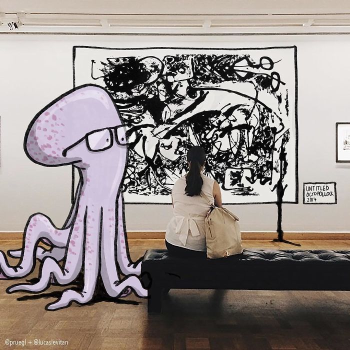 Artist “Invades” Strangers’ Photos On Instagram By Adding His Hilarious Illustrations Artist “Invades” Strangers’ Photos On Instagram By Adding His Hilarious Illustrations