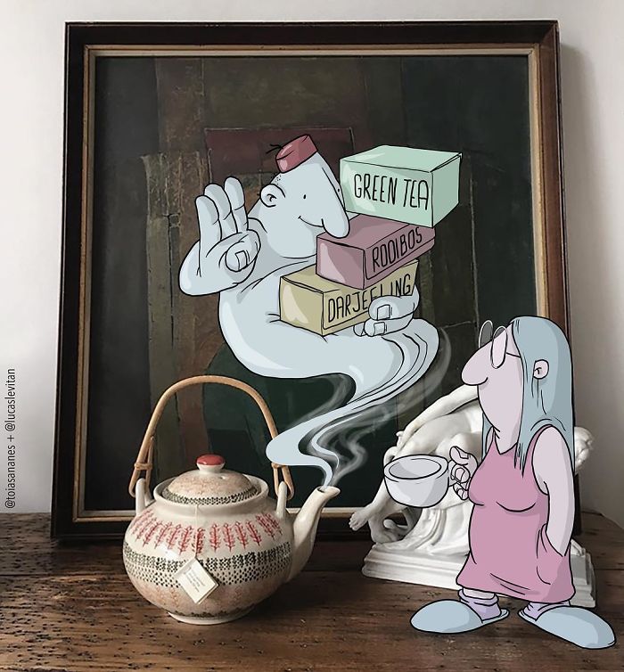 Artist “Invades” Strangers’ Photos On Instagram By Adding His Hilarious Illustrations Artist “Invades” Strangers’ Photos On Instagram By Adding His Hilarious Illustrations