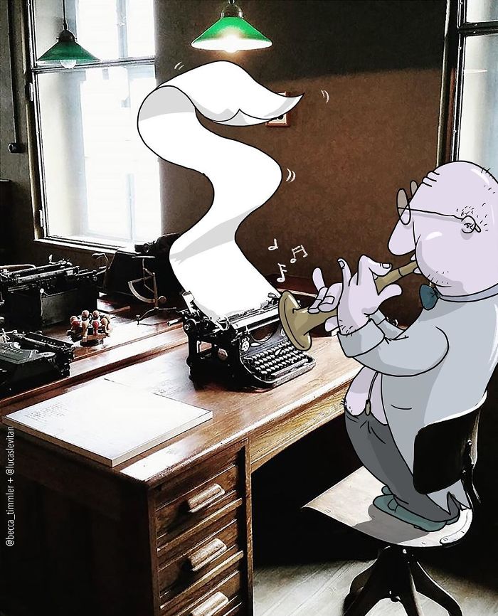 Artist “Invades” Strangers’ Photos On Instagram By Adding His Hilarious Illustrations Artist “Invades” Strangers’ Photos On Instagram By Adding His Hilarious Illustrations