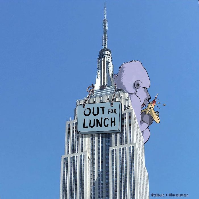 Artist “Invades” Strangers’ Photos On Instagram By Adding His Hilarious Illustrations Artist “Invades” Strangers’ Photos On Instagram By Adding His Hilarious Illustrations