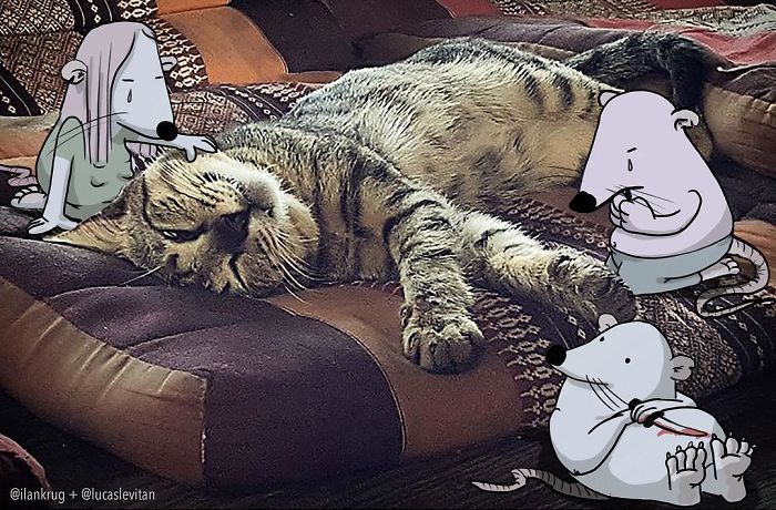 Artist “Invades” Strangers’ Photos On Instagram By Adding His Hilarious Illustrations Artist “Invades” Strangers’ Photos On Instagram By Adding His Hilarious Illustrations