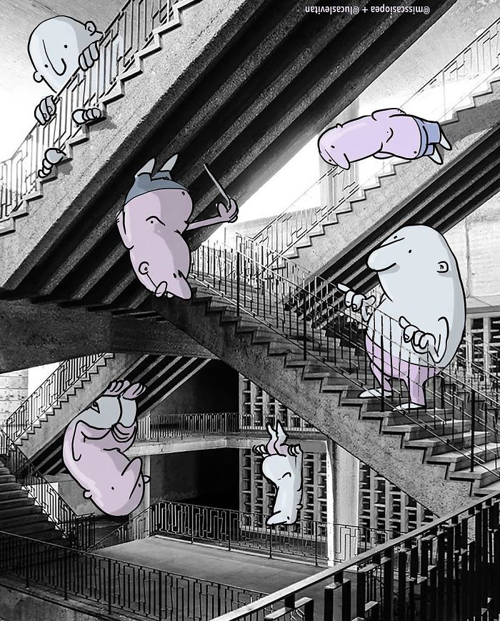 Artist “Invades” Strangers’ Photos On Instagram By Adding His Hilarious Illustrations Artist “Invades” Strangers’ Photos On Instagram By Adding His Hilarious Illustrations