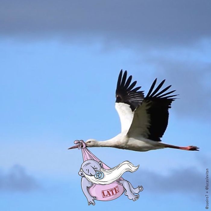 Artist “Invades” Strangers’ Photos On Instagram By Adding His Hilarious Illustrations Artist “Invades” Strangers’ Photos On Instagram By Adding His Hilarious Illustrations