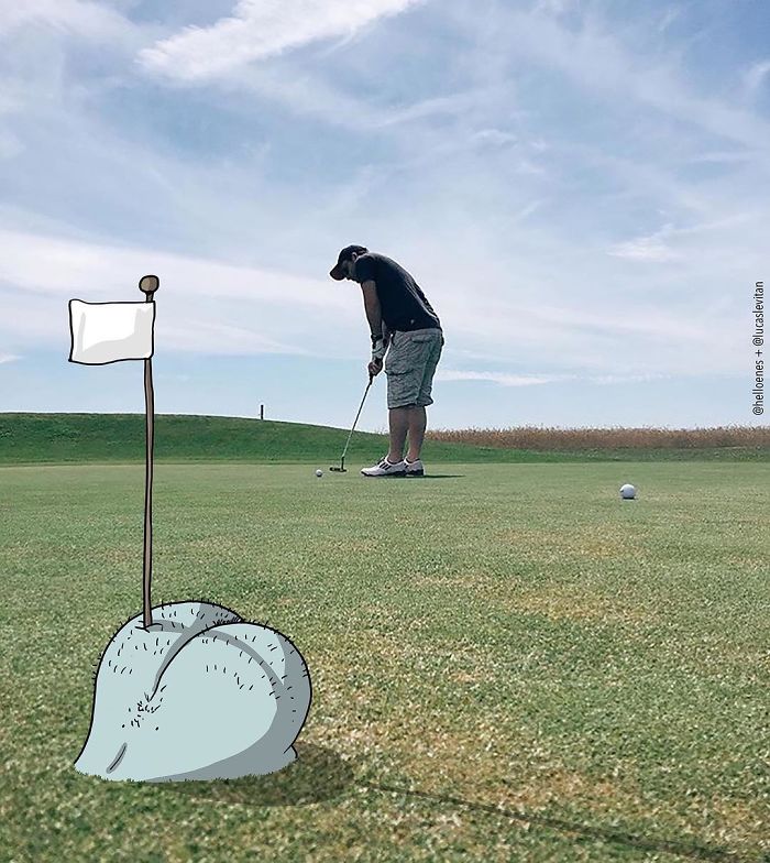 Artist “Invades” Strangers’ Photos On Instagram By Adding His Hilarious Illustrations Artist “Invades” Strangers’ Photos On Instagram By Adding His Hilarious Illustrations