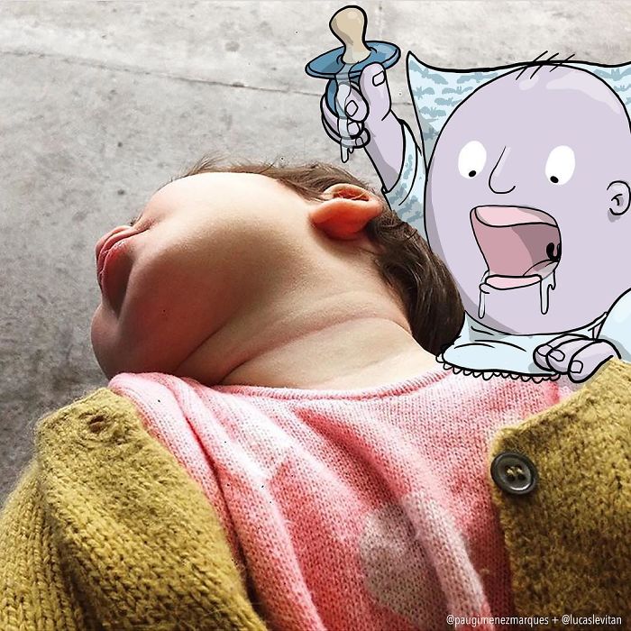 Artist “Invades” Strangers’ Photos On Instagram By Adding His Hilarious Illustrations Artist “Invades” Strangers’ Photos On Instagram By Adding His Hilarious Illustrations