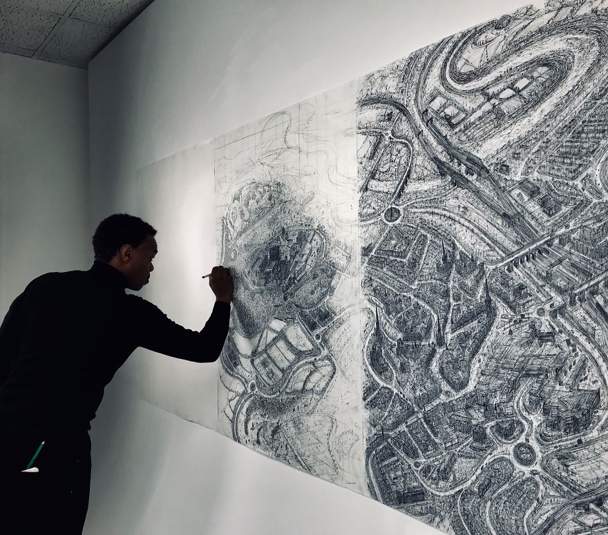 It Took Me 3 Months To Sketch The Entire City Of Stirling, Scotland