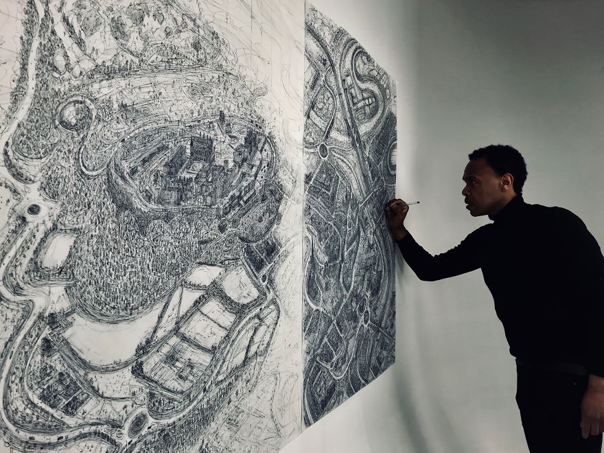 It Took Me 3 Months To Sketch The Entire City Of Stirling, Scotland