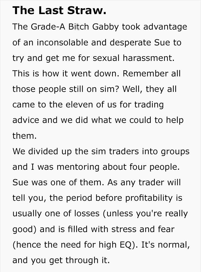 Boss Accuses Employee Of Sexual Harassment, Doesn’t Expect He Would Plan Such Brutal Revenge Boss Accuses Employee Of Sexual Harassment, Doesn’t Expect He Would Plan Such Brutal Revenge