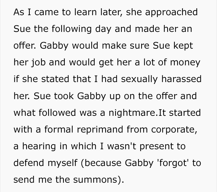 Boss Accuses Employee Of Sexual Harassment, Doesn’t Expect He Would Plan Such Brutal Revenge Boss Accuses Employee Of Sexual Harassment, Doesn’t Expect He Would Plan Such Brutal Revenge