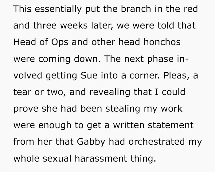 Boss Accuses Employee Of Sexual Harassment, Doesn’t Expect He Would Plan Such Brutal Revenge Boss Accuses Employee Of Sexual Harassment, Doesn’t Expect He Would Plan Such Brutal Revenge