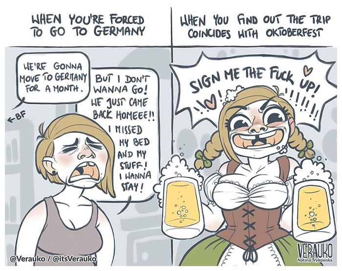 29 Funny Comics By Polish Artist Verauko