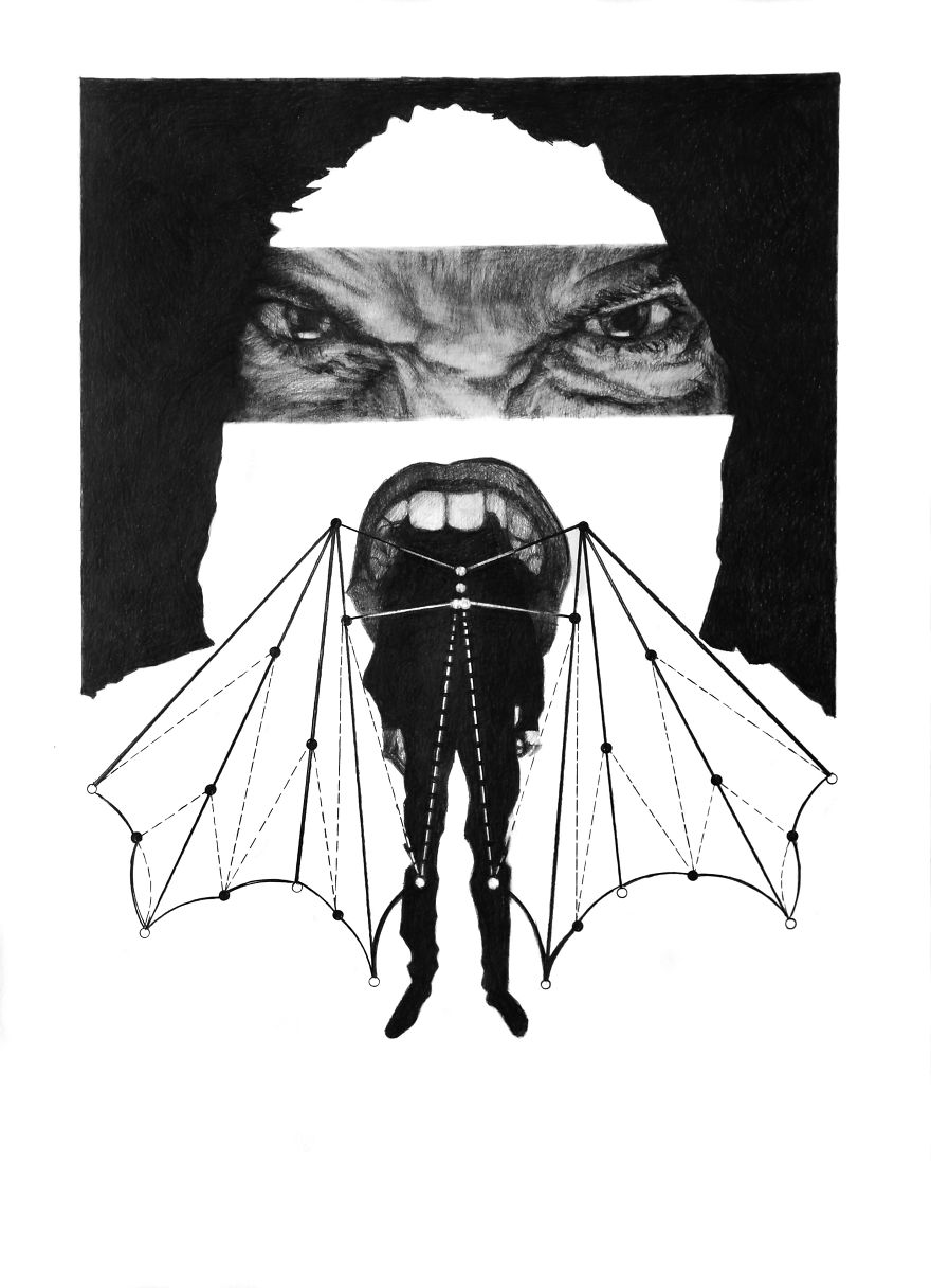 14 Collage- Pencil -Drawings Inspired By Greek Mythology 14 Collage- Pencil -Drawings Inspired By Greek Mythology