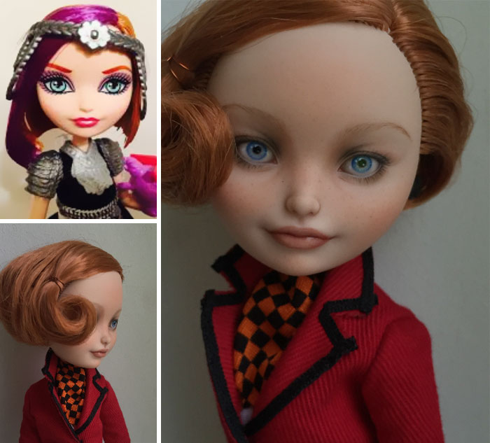 Ukrainian Artist Removes Makeup From Dolls To Repaint Them, And Result Is Almost Too Real