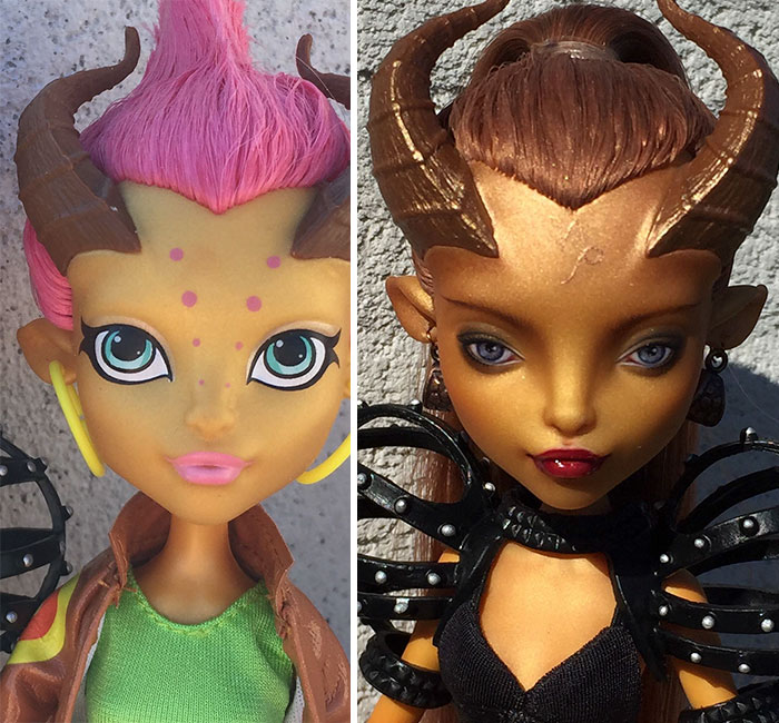 Ukrainian Artist Removes Makeup From Dolls To Repaint Them, And Result Is Almost Too Real