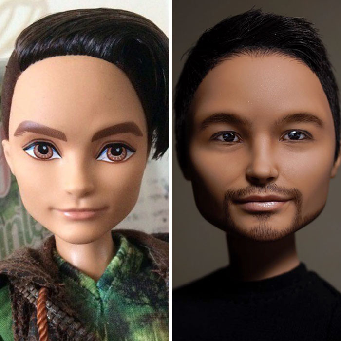 Ukrainian Artist Removes Makeup From Dolls To Repaint Them, And Result Is Almost Too Real