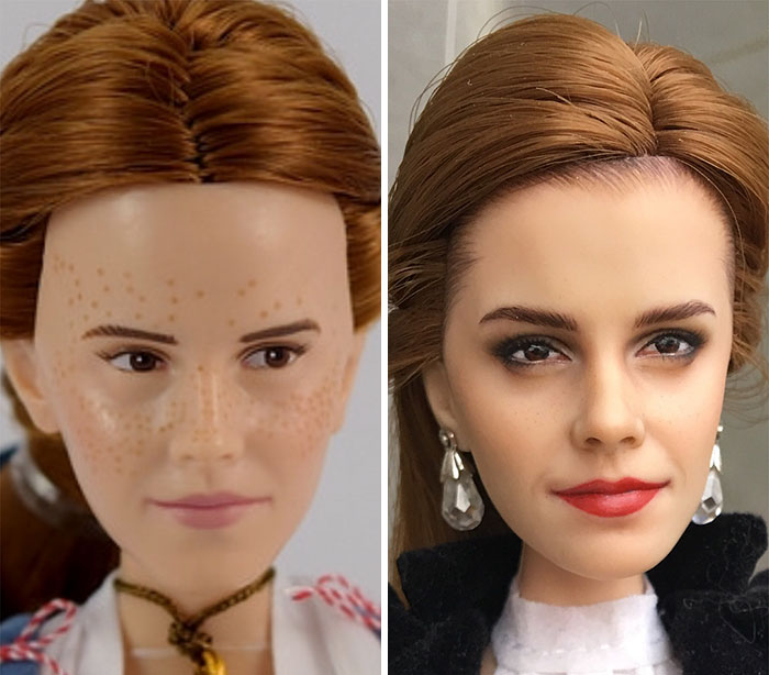 Ukrainian Artist Removes Makeup From Dolls To Repaint Them, And Result Is Almost Too Real
