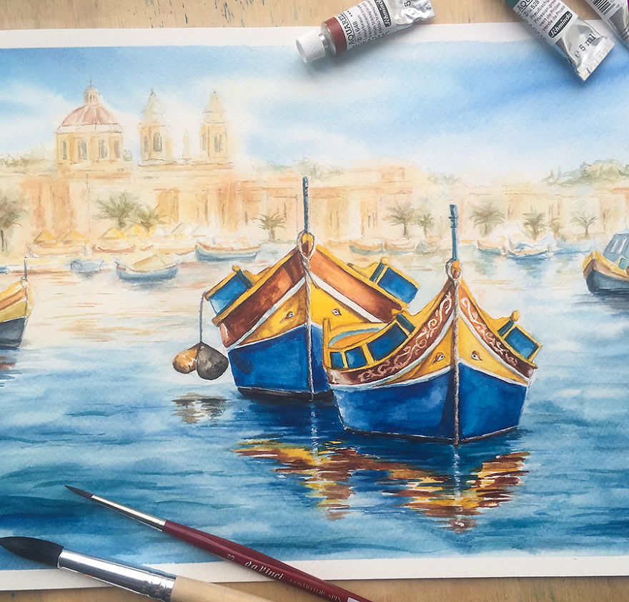 I Enjoy Painting Malta Since I’ve Visited It