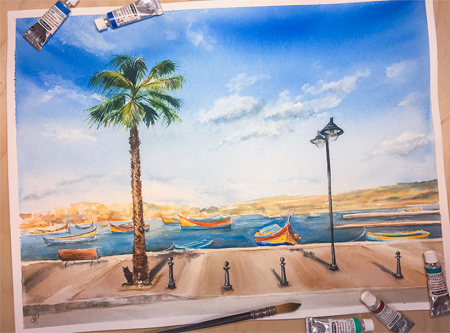 I Enjoy Painting Malta Since I’ve Visited It