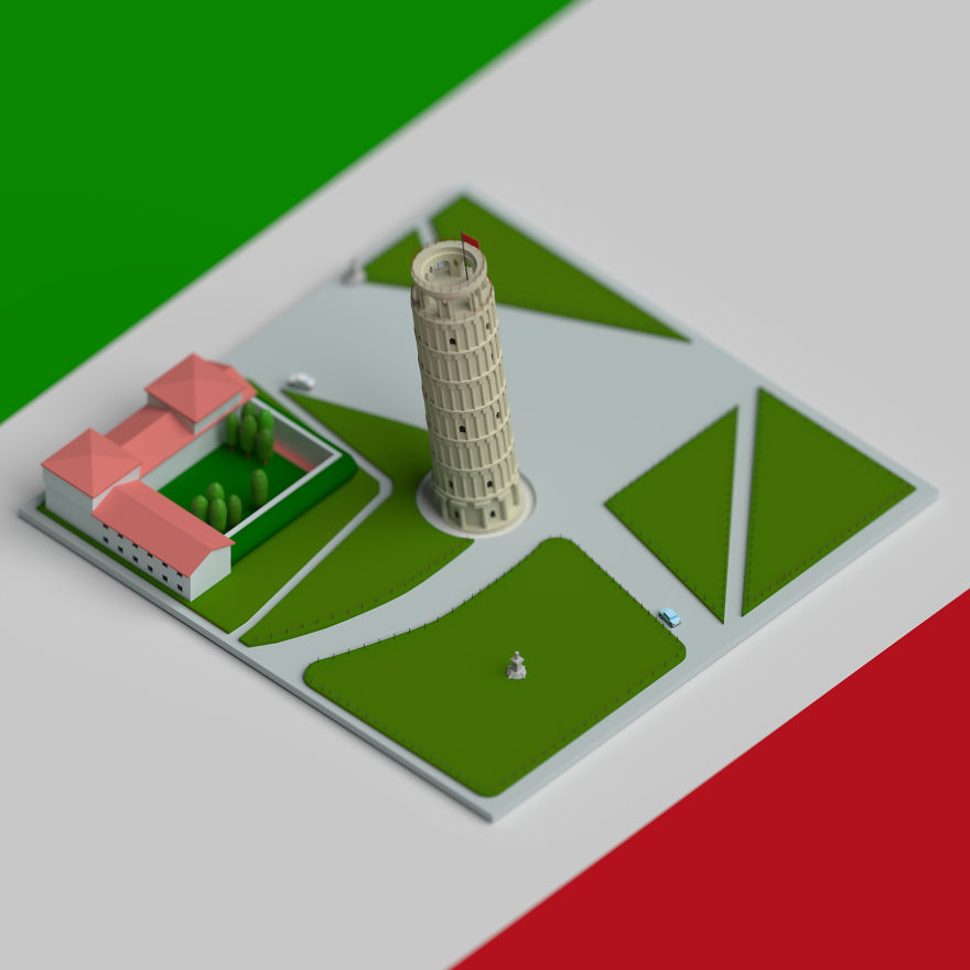 Around The World In Low Poly