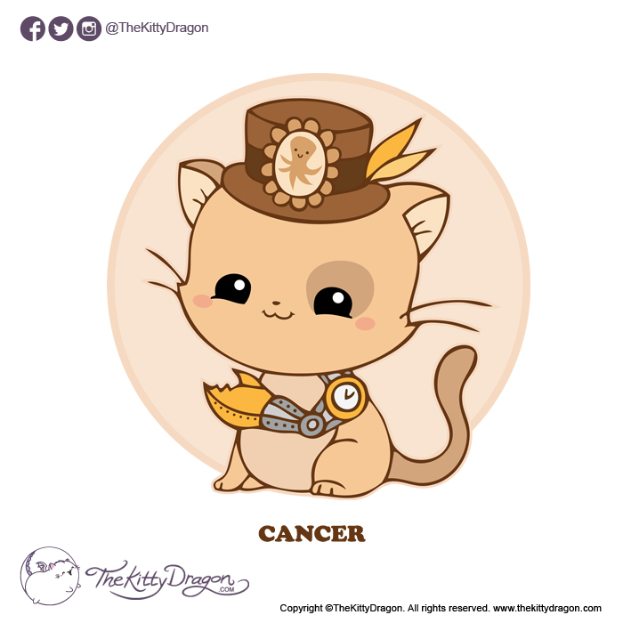 Steampunk Zodiac Kitties