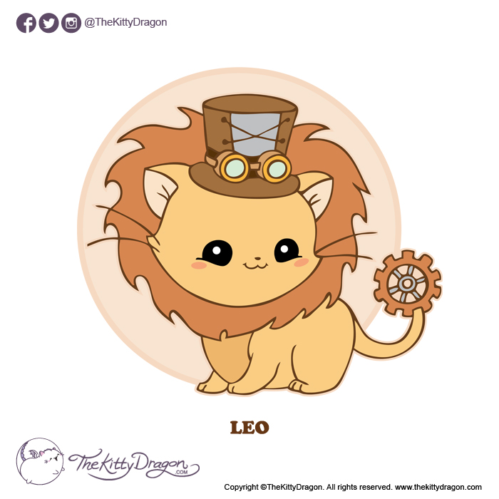 Steampunk Zodiac Kitties