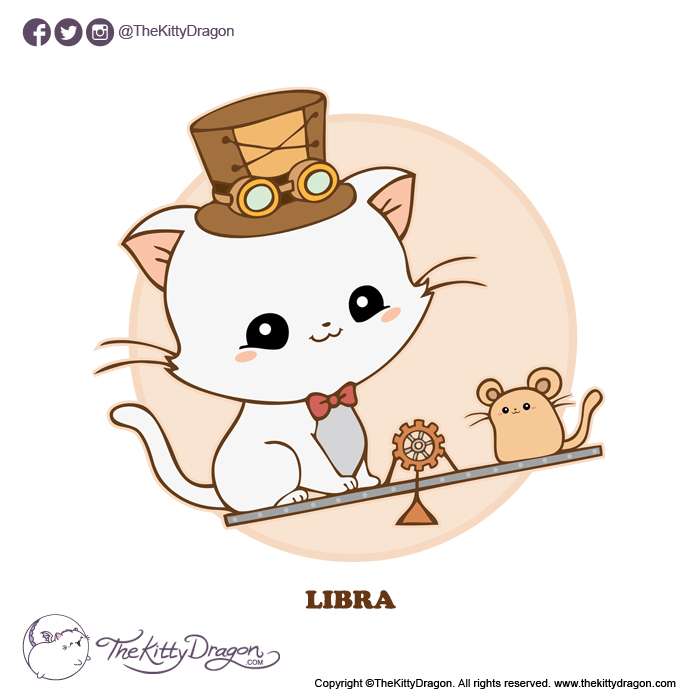 Steampunk Zodiac Kitties