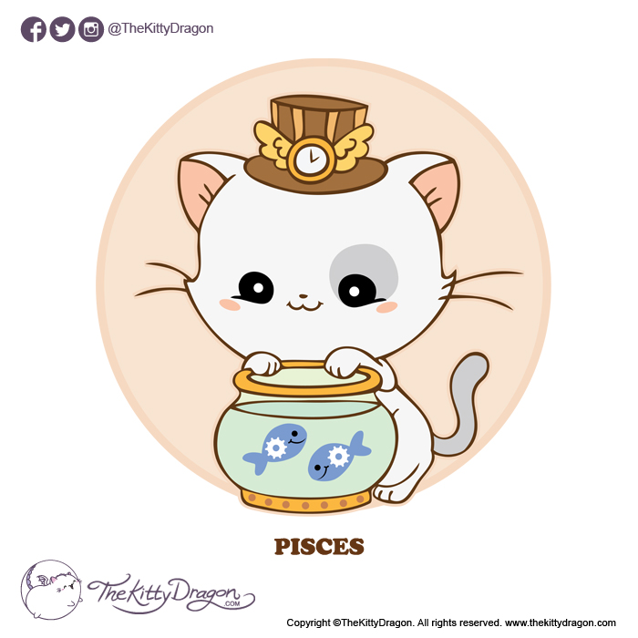 Steampunk Zodiac Kitties