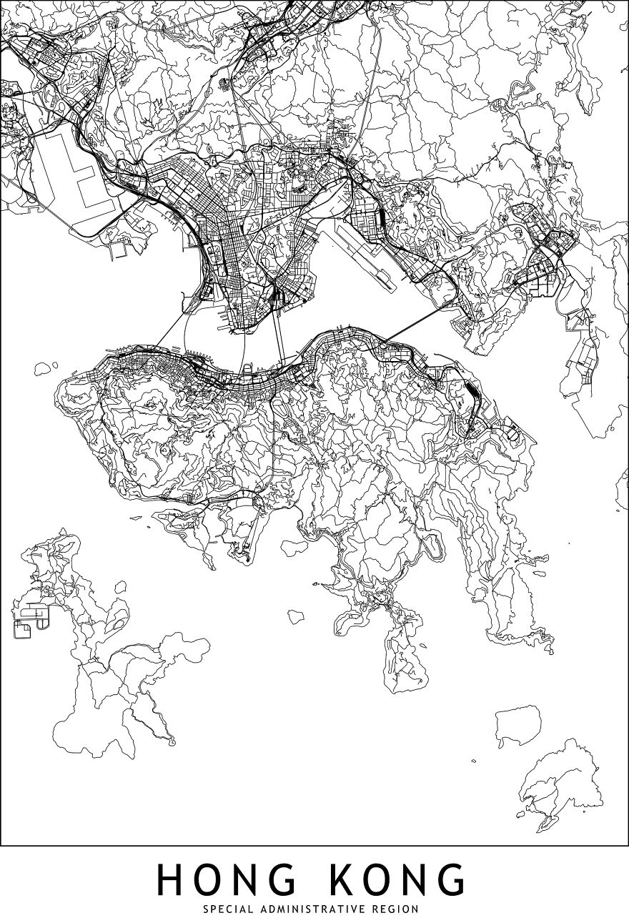 I Draw Line Maps Of World Cities I Draw Line Maps Of World Cities