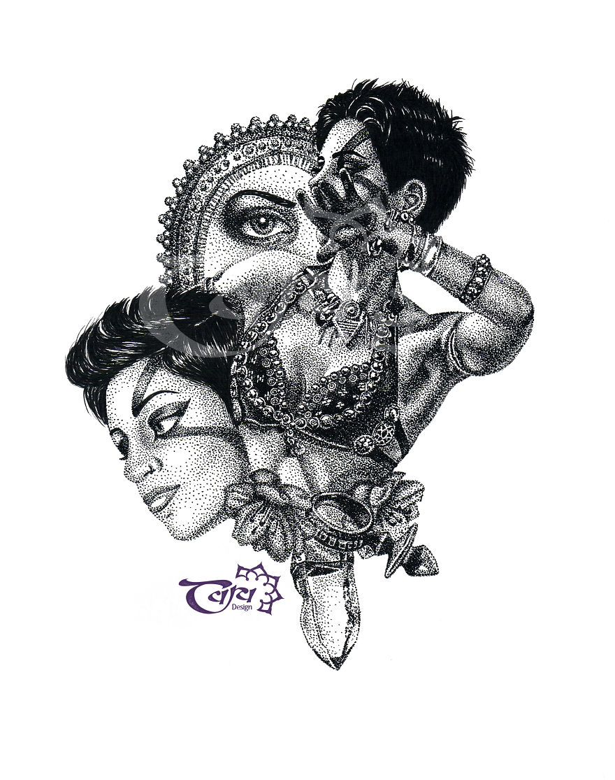 I Create Art With Ink Dots I Create Art With Ink Dots