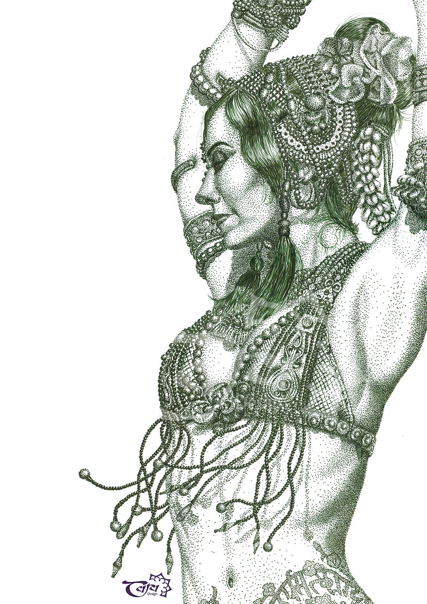 I Create Art With Ink Dots I Create Art With Ink Dots