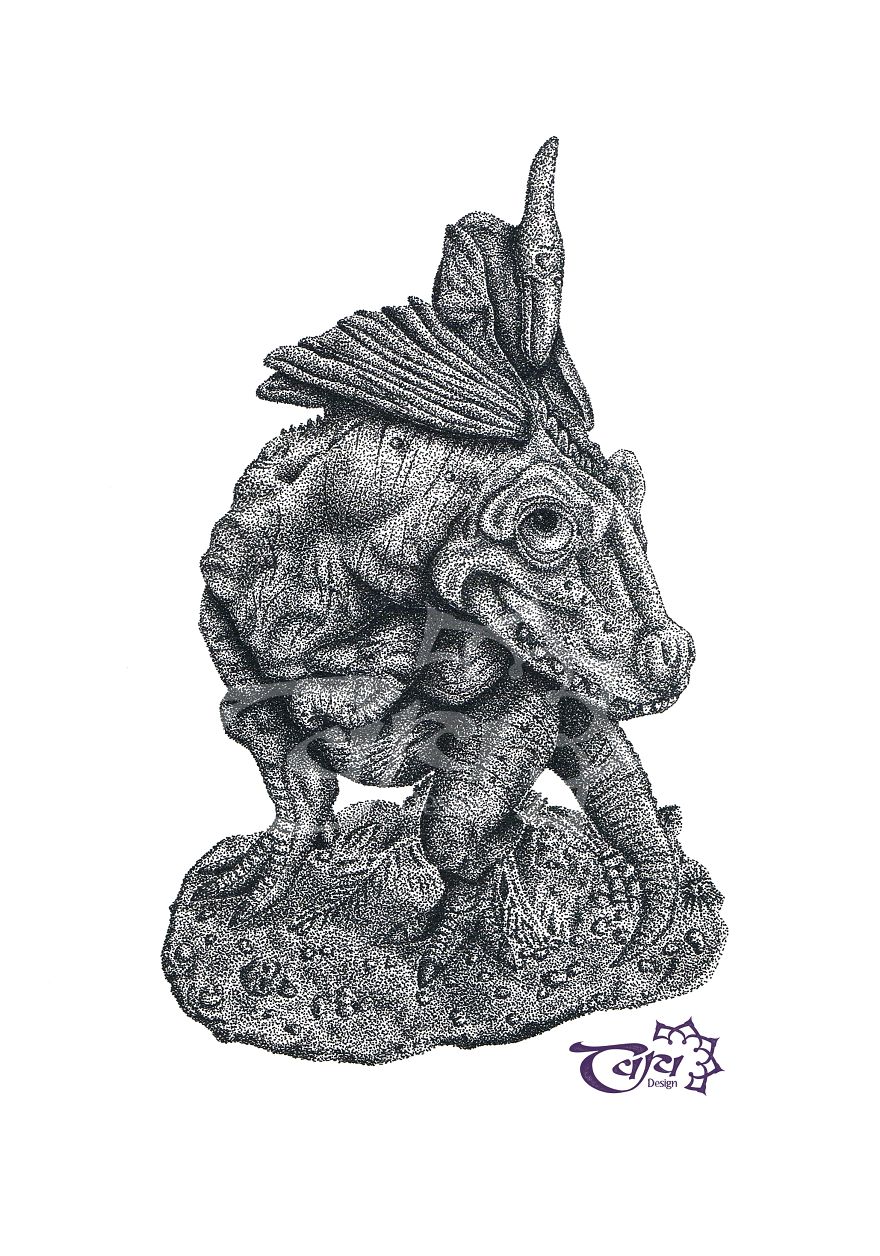 I Create Art With Ink Dots I Create Art With Ink Dots