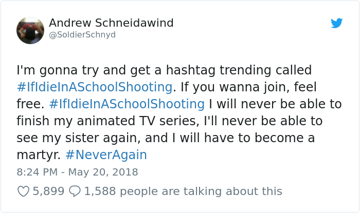Students Start #IfIDieInASchoolShooting Hashtag And The Tweets Are Heartbreaking