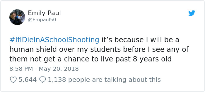 Students Start #IfIDieInASchoolShooting Hashtag And The Tweets Are Heartbreaking