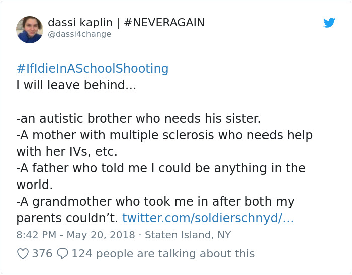 Students Start #IfIDieInASchoolShooting Hashtag And The Tweets Are Heartbreaking