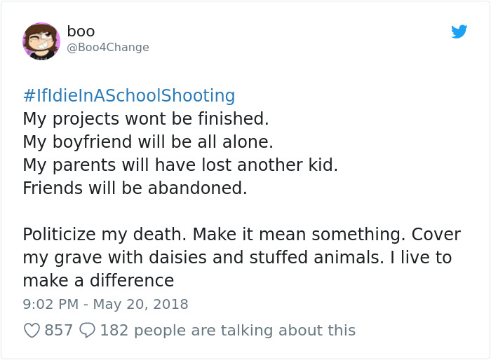 Students Start #IfIDieInASchoolShooting Hashtag And The Tweets Are Heartbreaking