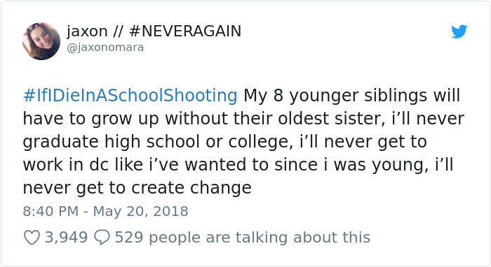 Students Start #IfIDieInASchoolShooting Hashtag And The Tweets Are Heartbreaking