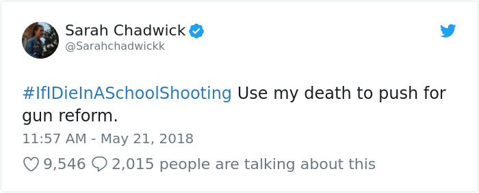 Students Start #IfIDieInASchoolShooting Hashtag And The Tweets Are Heartbreaking