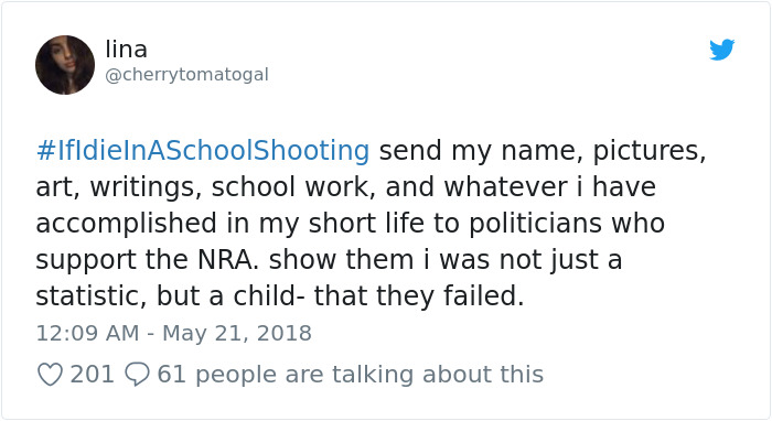 Students Start #IfIDieInASchoolShooting Hashtag And The Tweets Are Heartbreaking