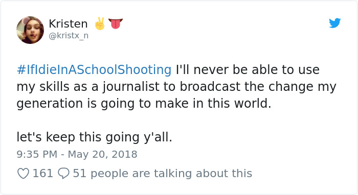 Students Start #IfIDieInASchoolShooting Hashtag And The Tweets Are Heartbreaking