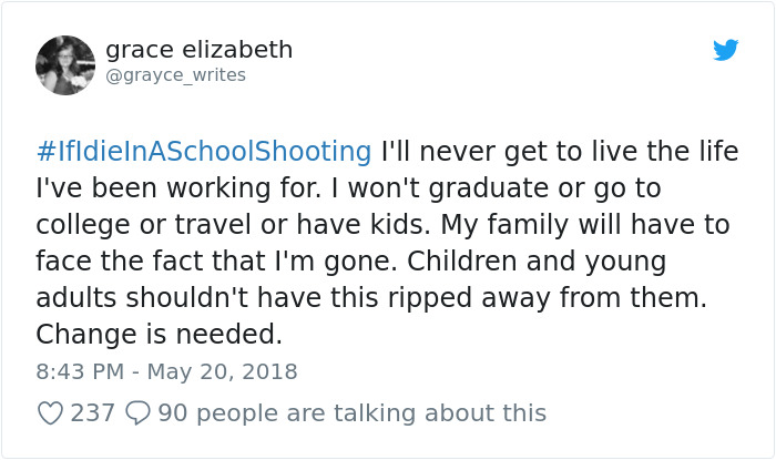 Students Start #IfIDieInASchoolShooting Hashtag And The Tweets Are Heartbreaking