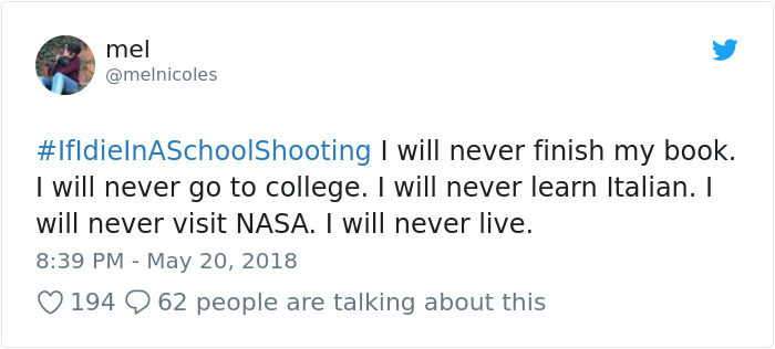 Students Start #IfIDieInASchoolShooting Hashtag And The Tweets Are Heartbreaking