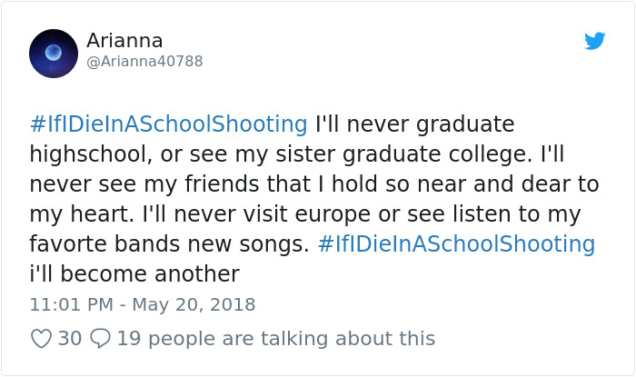 Students Start #IfIDieInASchoolShooting Hashtag And The Tweets Are Heartbreaking