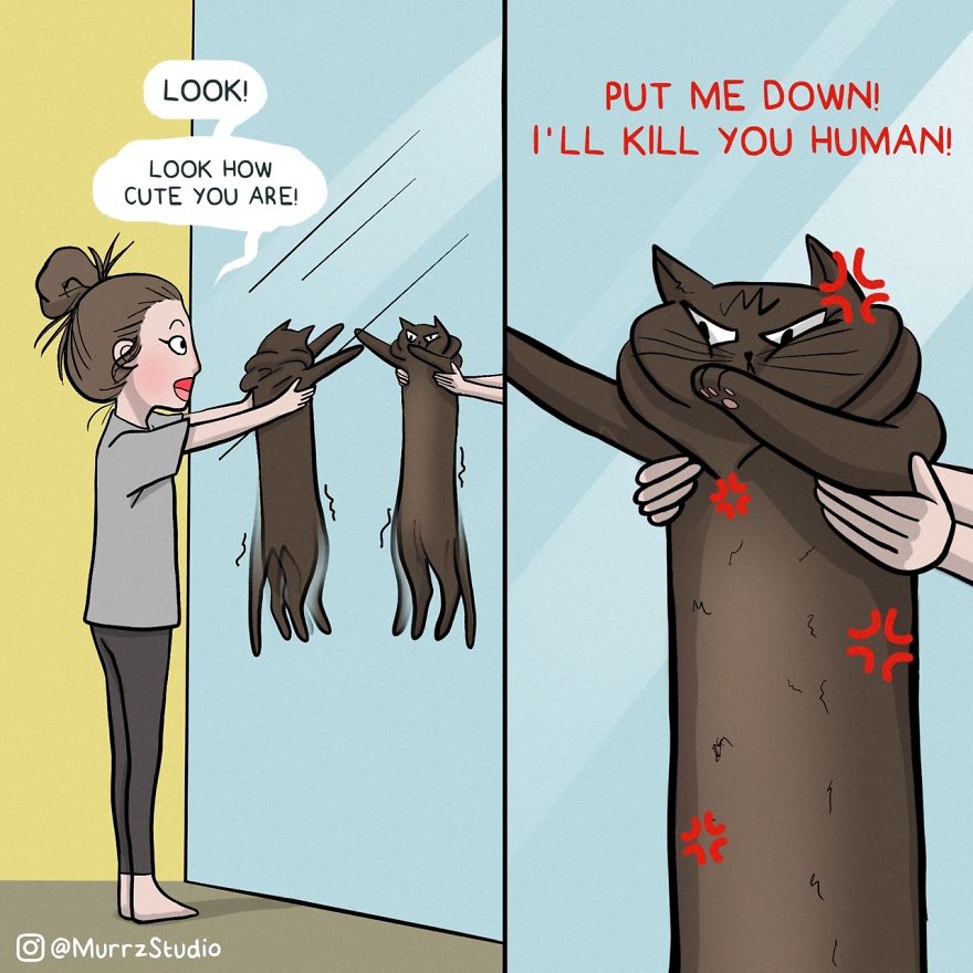 Artist Illustrates Everyday Life With Her Boyfriend And A Cat In 42 Funny Comics Artist Illustrates Everyday Life With Her Boyfriend And A Cat In 42 Funny Comics