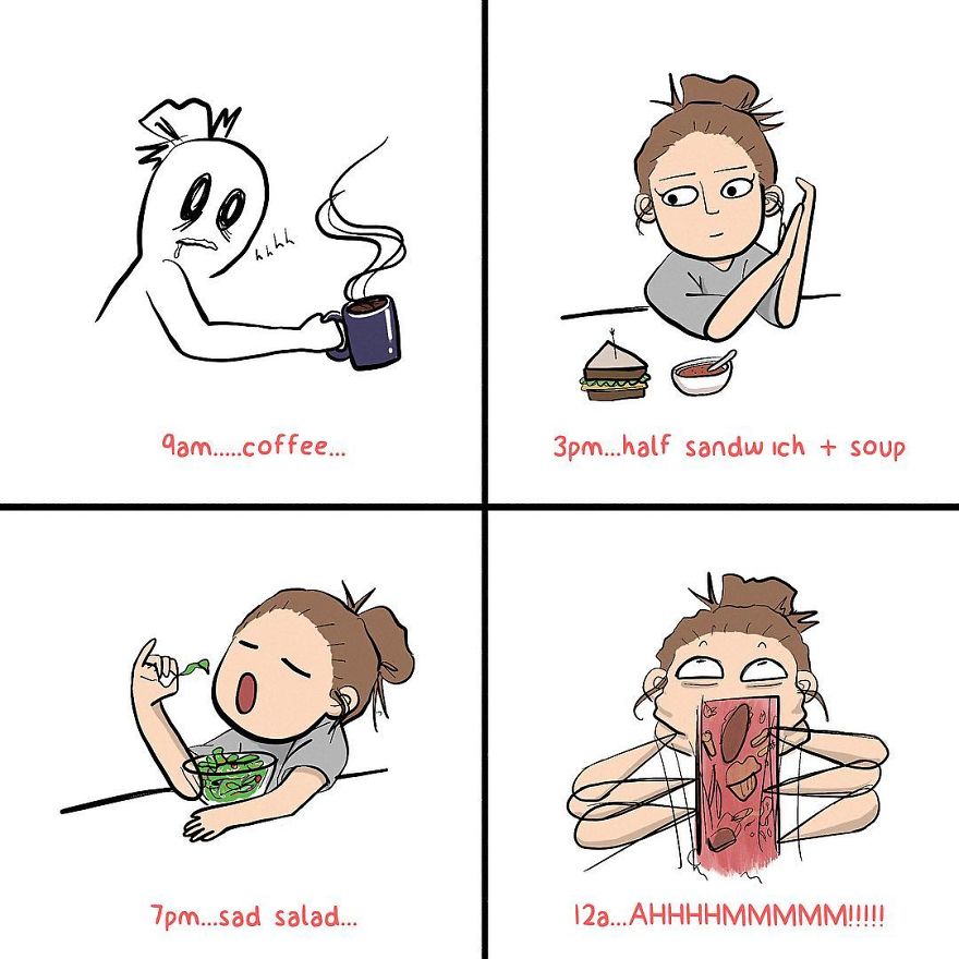 Artist Illustrates Everyday Life With Her Boyfriend And A Cat In 42 Funny Comics Artist Illustrates Everyday Life With Her Boyfriend And A Cat In 42 Funny Comics