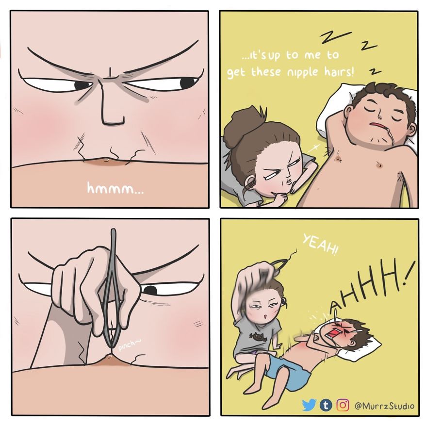 Artist Illustrates Everyday Life With Her Boyfriend And A Cat In 42 Funny Comics Artist Illustrates Everyday Life With Her Boyfriend And A Cat In 42 Funny Comics