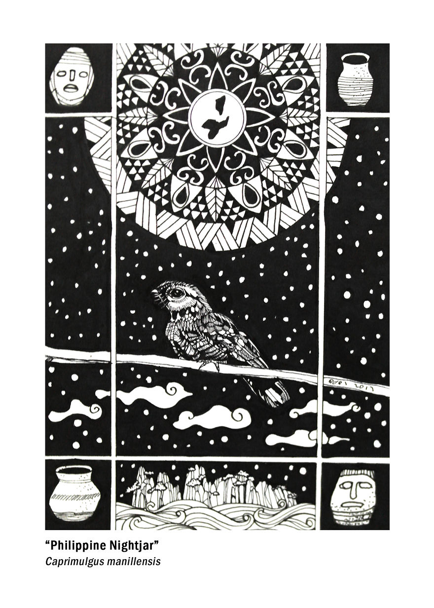 I Use Mandala Inspired Artworks To Promote Birds In The Philippines I Use Mandala Inspired Artworks To Promote Birds In The Philippines