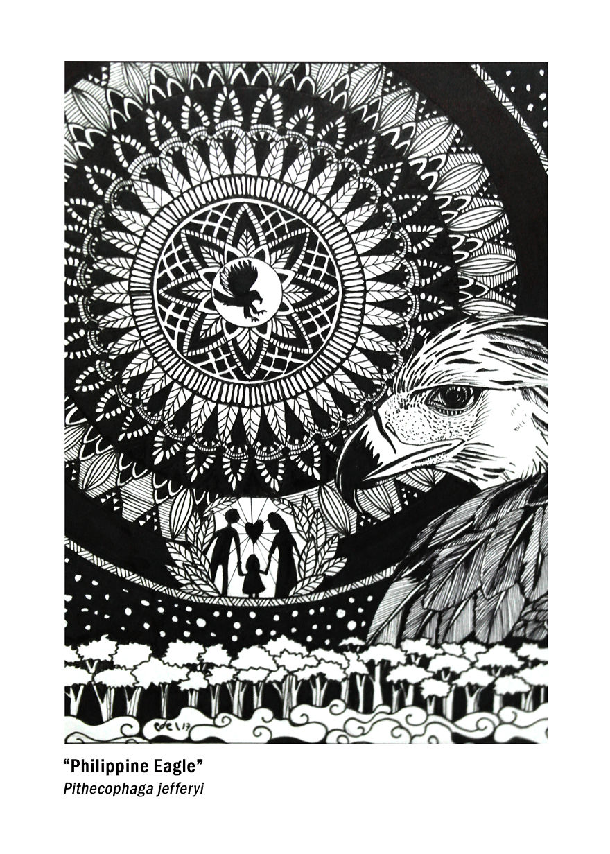 I Use Mandala Inspired Artworks To Promote Birds In The Philippines I Use Mandala Inspired Artworks To Promote Birds In The Philippines